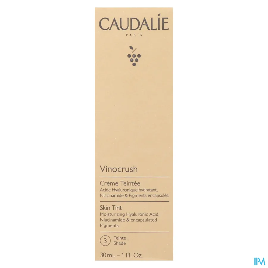 packshot van Caudalie Vinocrush Getinte Crème 30 ml Tint 3