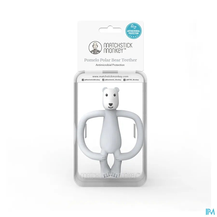 packshot van Matchstick Monkey Bijtring Ijsbeer