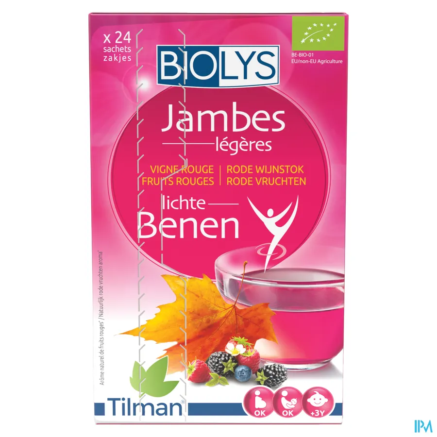 packshot van Tilman Biolys Antioxidanten Rooibos-Groene Thee 24 zakjes