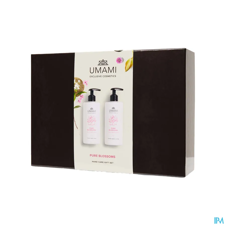 packshot van Umami Pure Blossoms Giftset Hand 300 ml