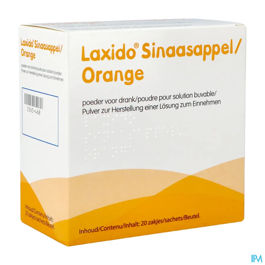 packshot van Laxido Sinaas 20 zakjes