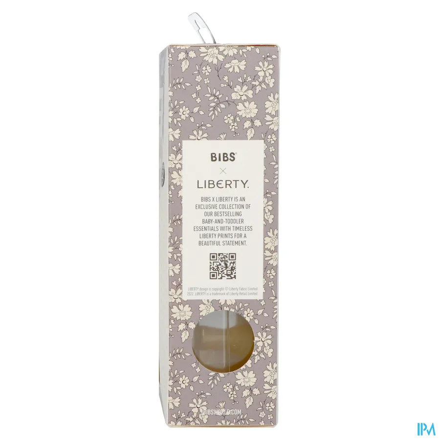 packshot van Bibs 2 Fopspeen Duo Liberty Garden Bobo Ivory 2