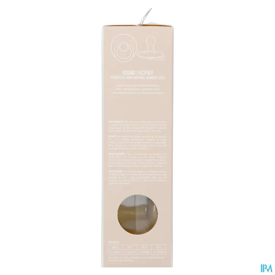 packshot van Bibs 2 Fopspeen Duo Liberty Garden Bobo Ivory 2