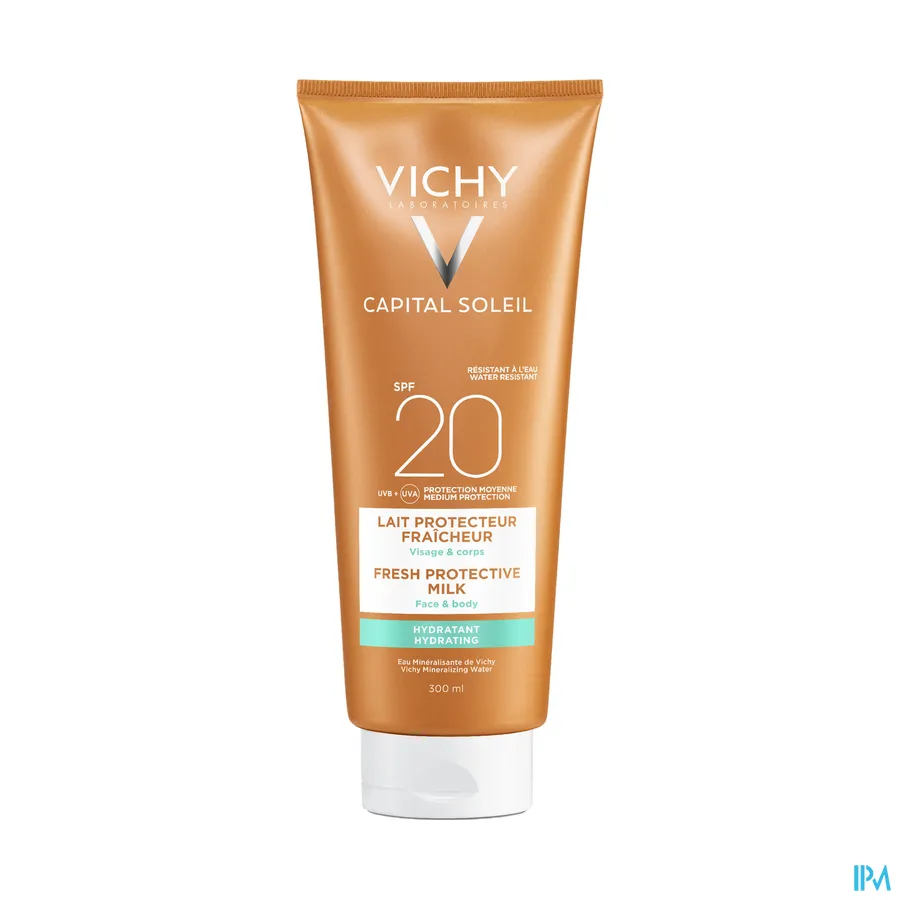 packshot van Vichy Capital Soleil Beach Protect Zonnemelk SPF20 300 ml