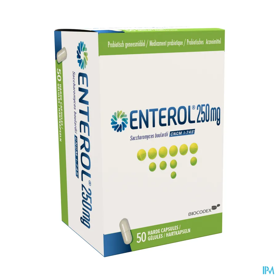 packshot van Enterol 50 Capsules