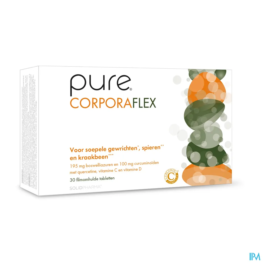 packshot van Pure Corporaflex 30 tabletten