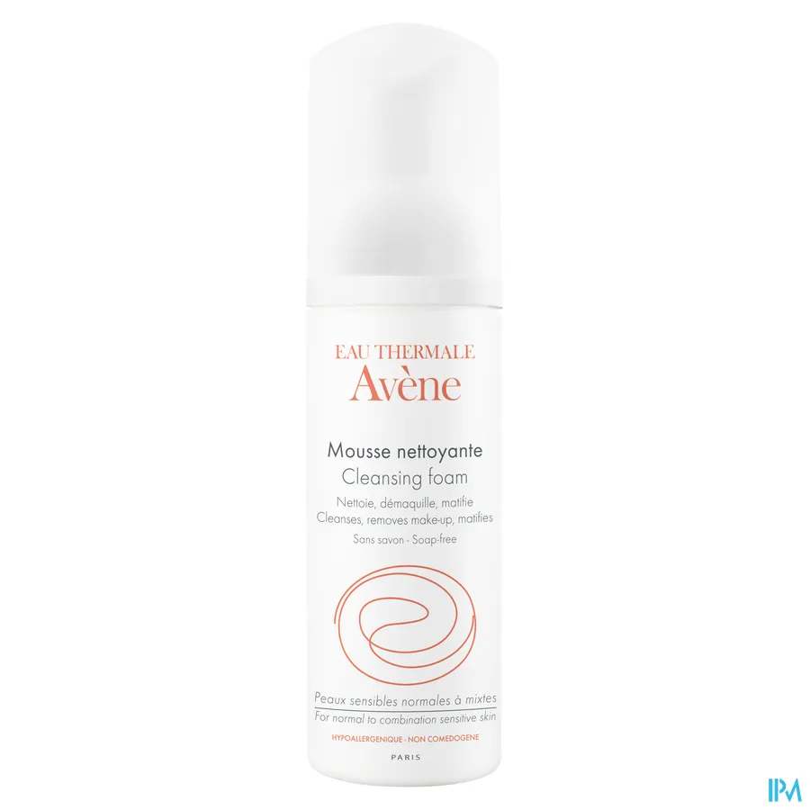 packshot van Avène Mattifiërend Reinigingsschuim voor Normale tot Gemengde Huid 150 ml