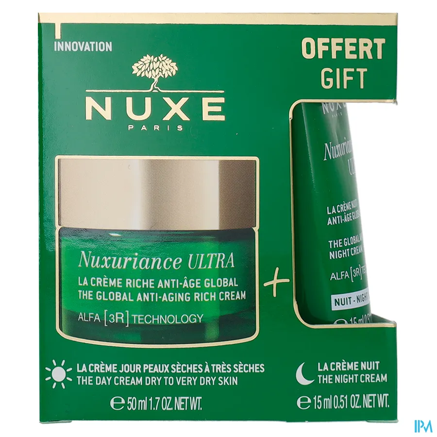 packshot van Nuxe Nuxuriance Ultra 3 Kit Dag/Nacht Creme
