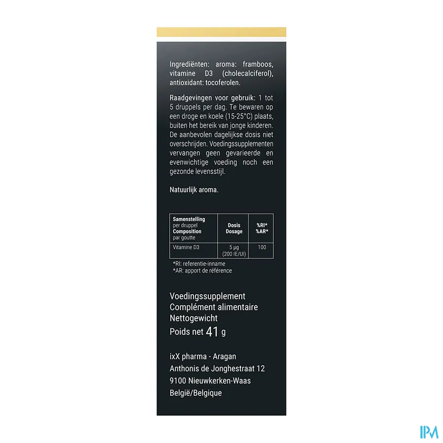 packshot van D-ixX Liquid Druppels 50 ml