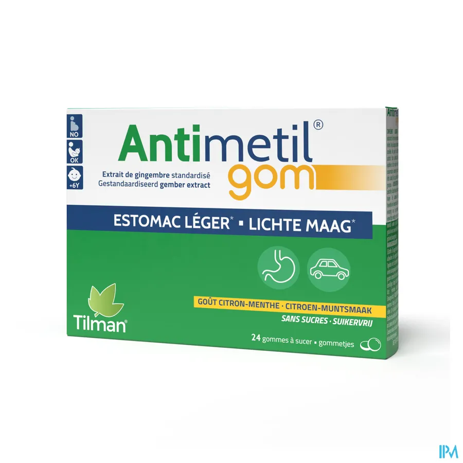 packshot van Tilman Antimetil 24 gommetjes