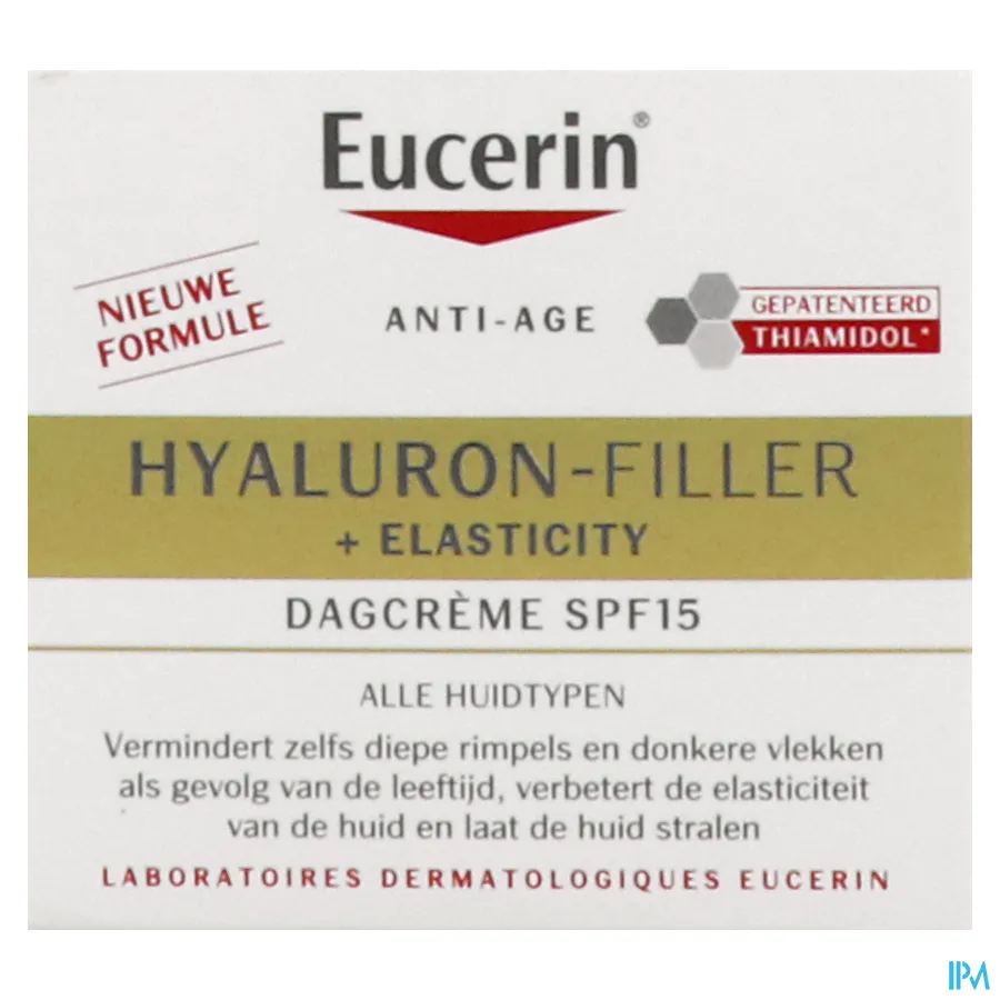 packshot van Eucerin Elasticity + Filler Dagcrème SPF 15 50 ml