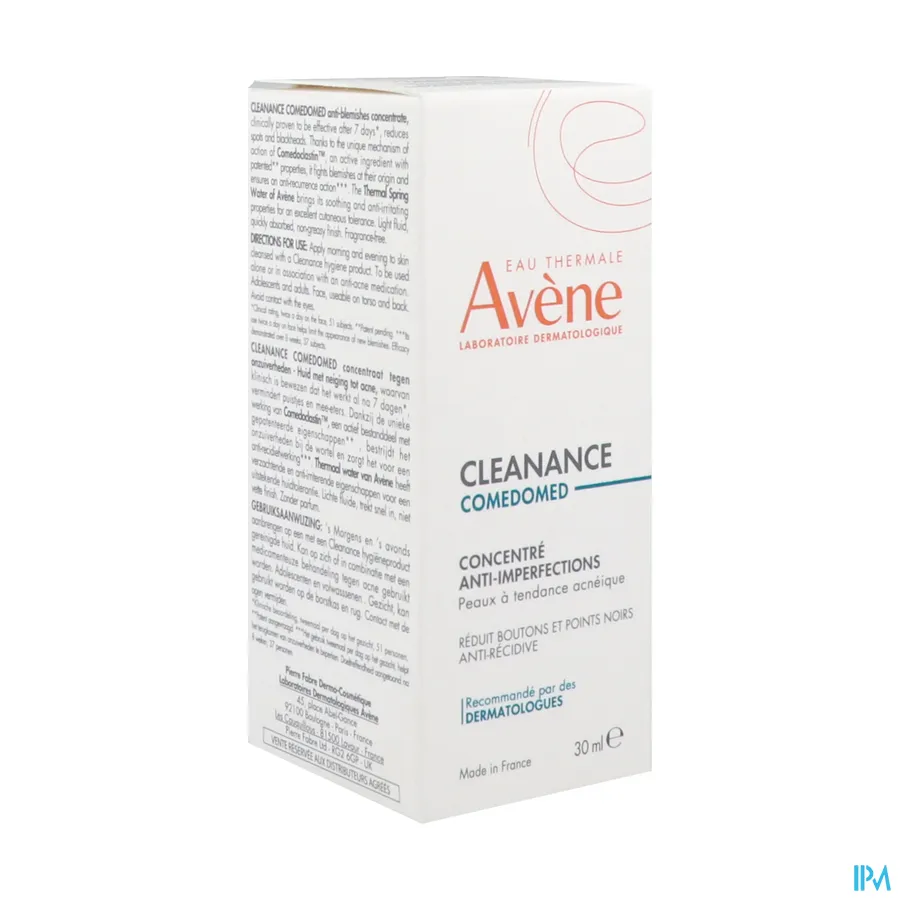 packshot van Avene Cleanance Comedomed Concentraat tegen Onzuiverheden 30 ml