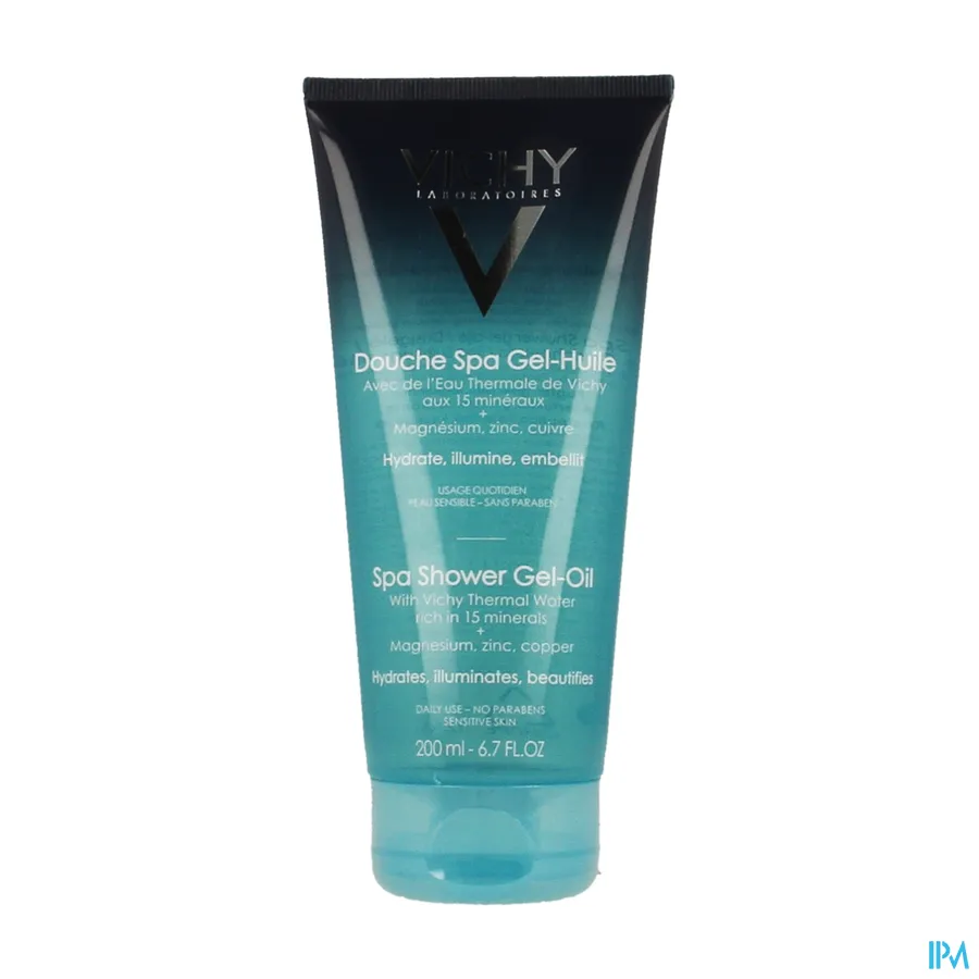 packshot van Vichy Spa Douche Gel Olie 200 ml