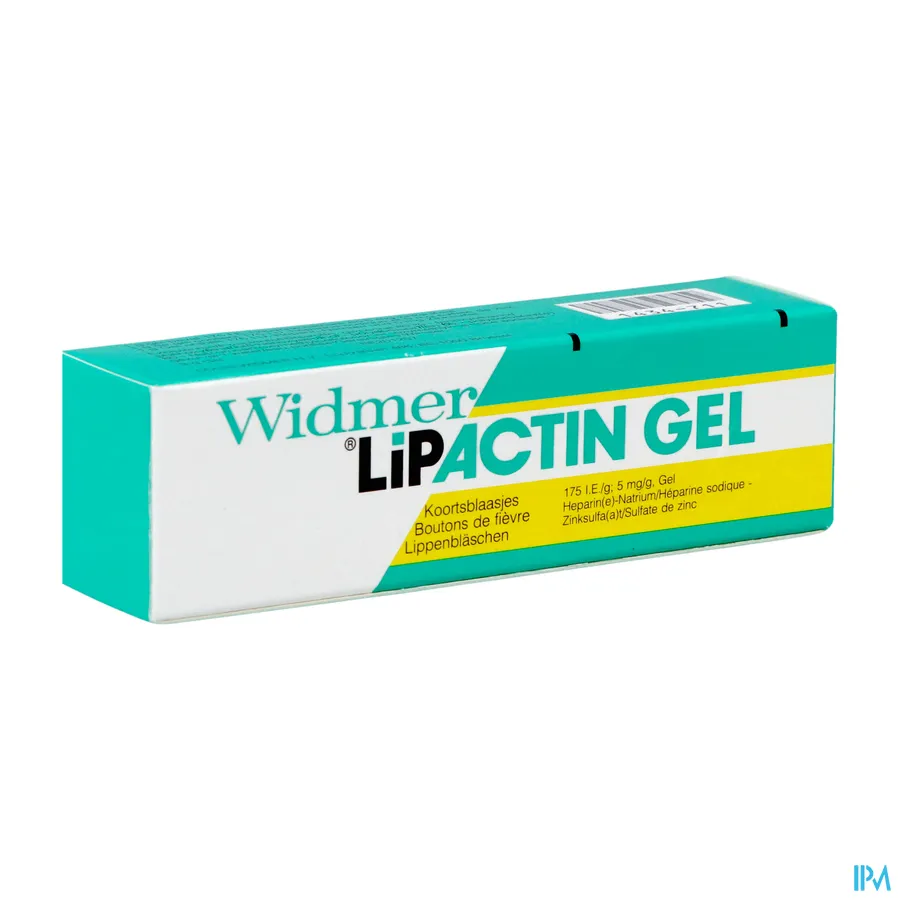 packshot van Louis Widmer Lipactin gel 3G