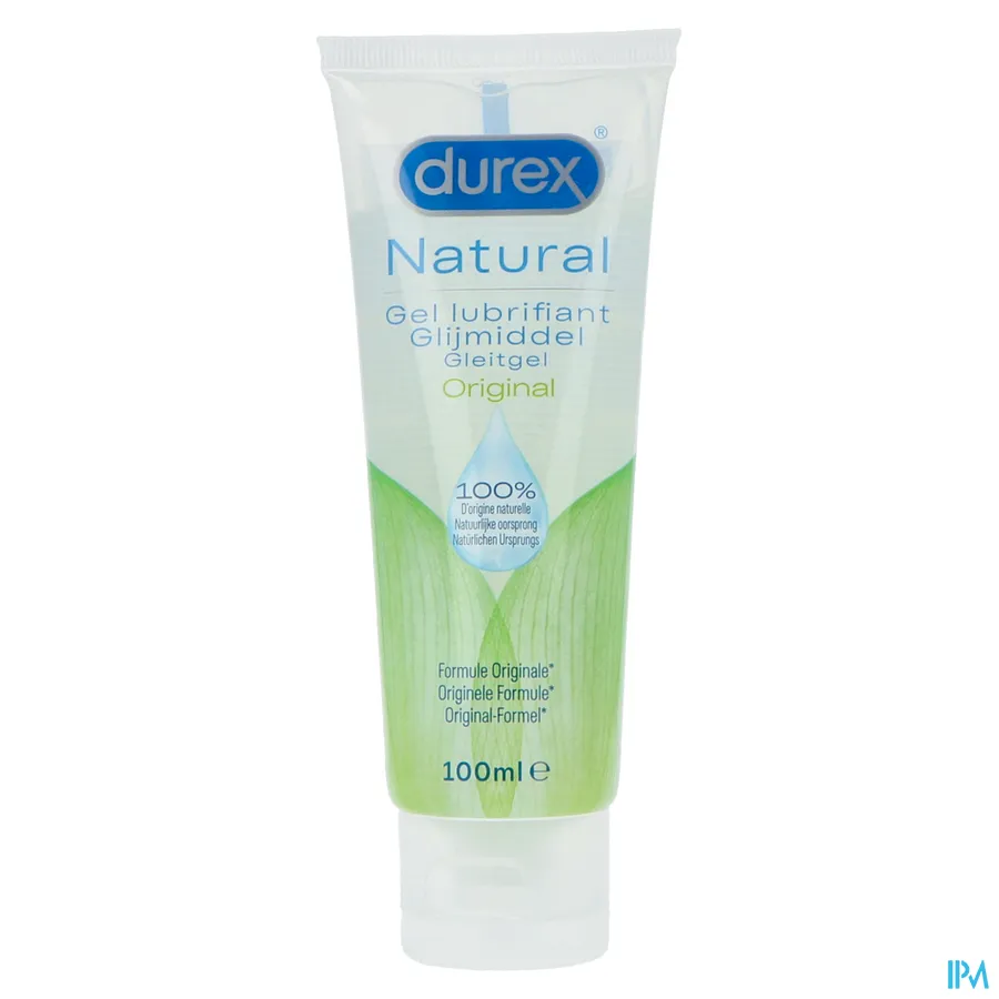 packshot van Durex Naturel Glijmiddel - 100% Natuurlijke Hydraterende Formule - 100 ml
