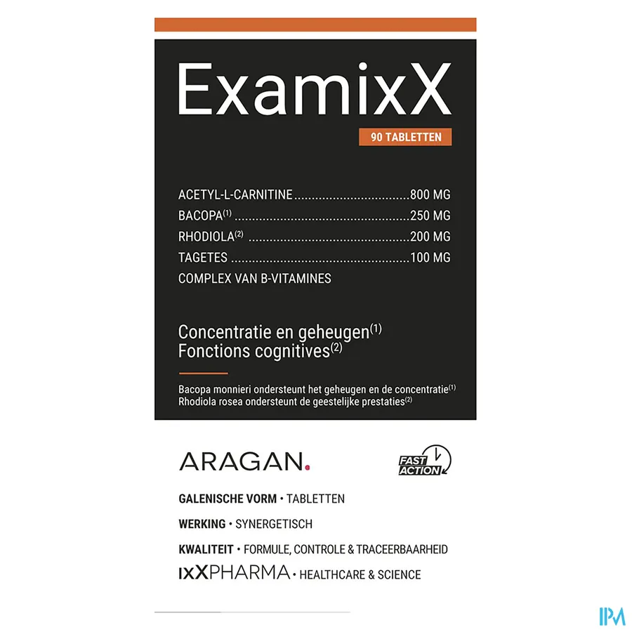 packshot van ExamixX 90 tabletten