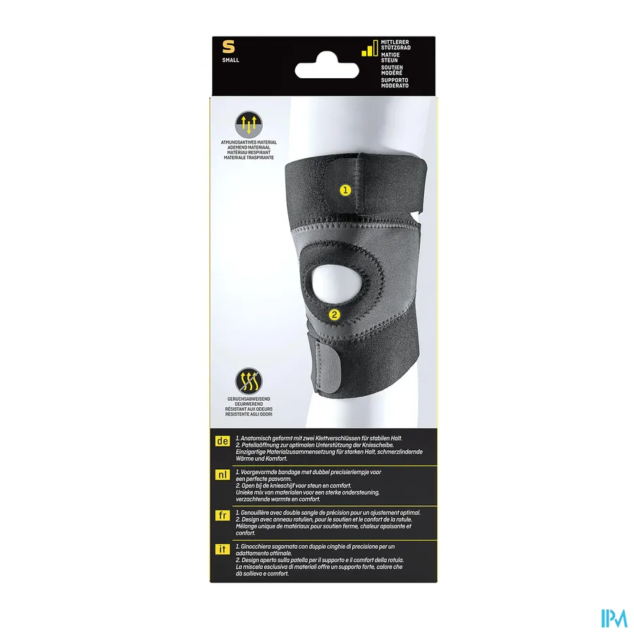 packshot van Futuro Sport Vochtregulerende Kniebandage Maat Small (Middelmatige Steun)