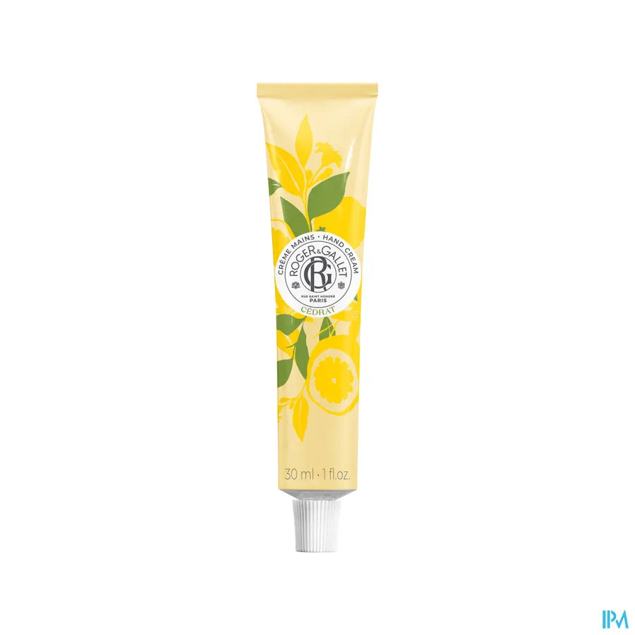 packshot van Roger & Gallet Weldadige Handcrème 30 ml Cédrat