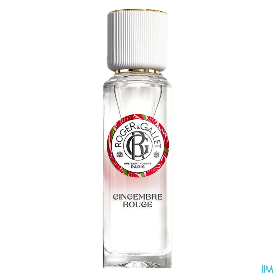 packshot van Roger & Gallet Gingembre Rouge Geparfumeerd Water 30 ml