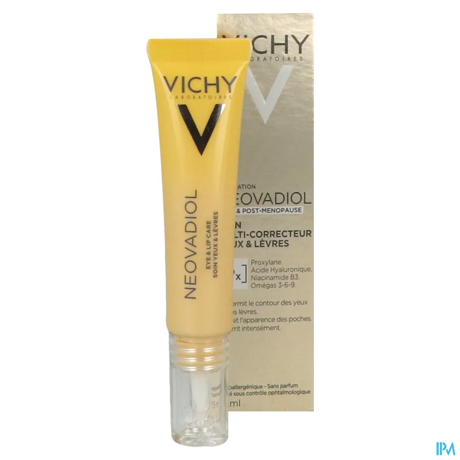 packshot van Vichy Neovadiol Peri Post Meno Eye Lip Care 15 ml