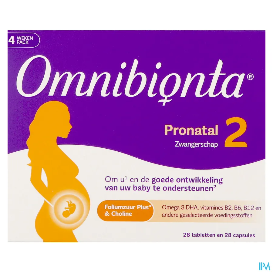 packshot van Omnibionta Pronatal 2 28 tabletten + 28 capsules