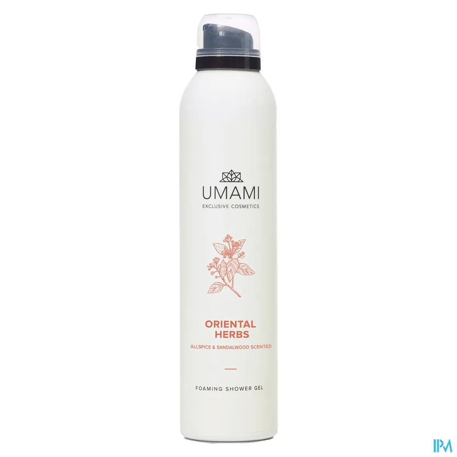 packshot van Umami Oriental Herbs Doucheschuim 200 ml