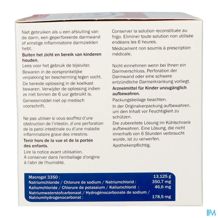 packshot van Molaxole 30 zakjes