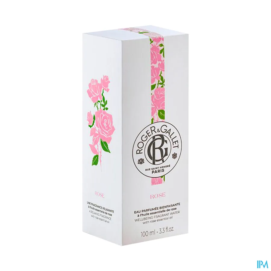 packshot van Roger & Gallet Rose Geparfumeerd Water 100 ml