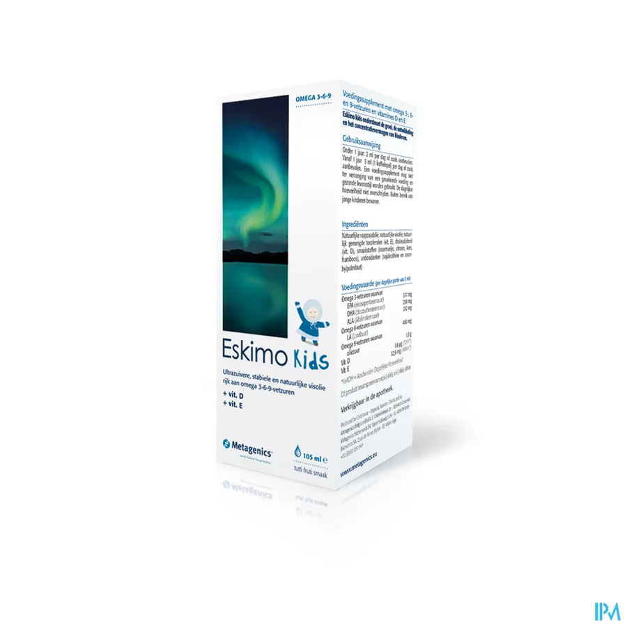 packshot van Eskimo Kids 105ml