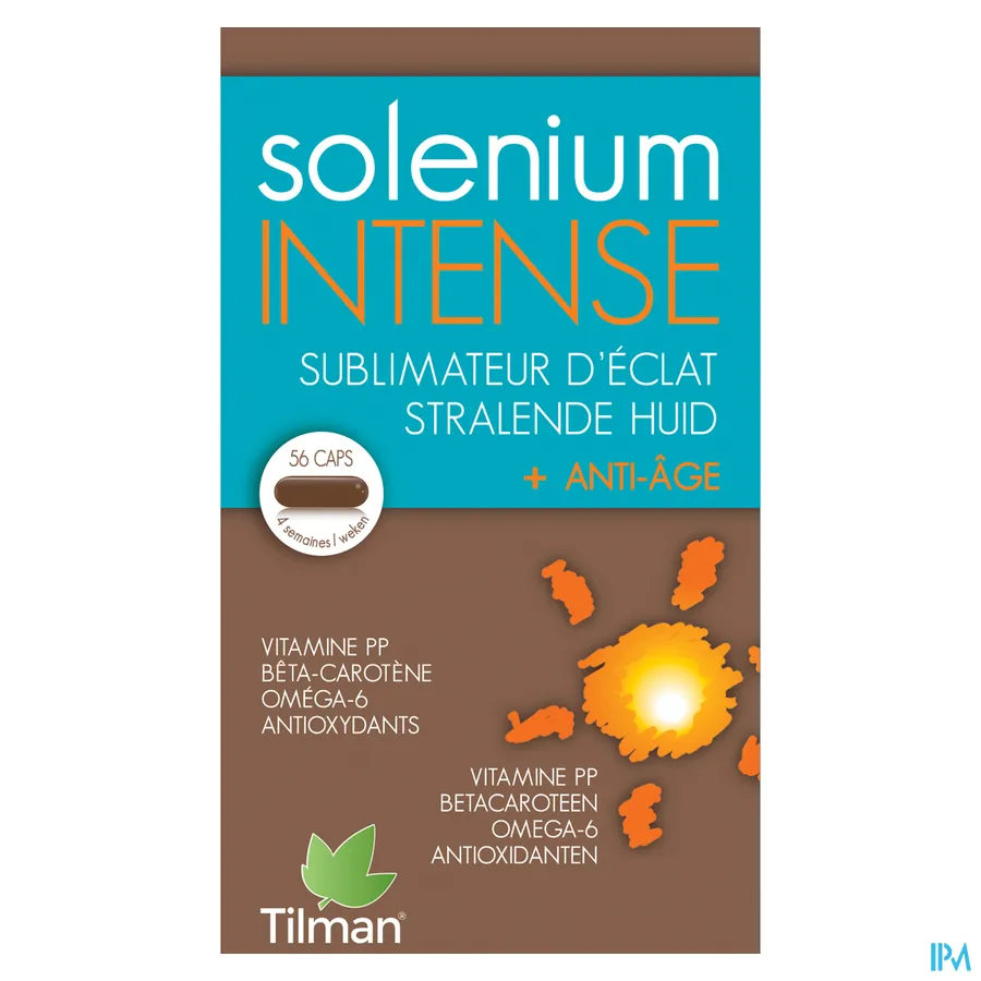 packshot van Tilman Solenium Intense 56 capsules