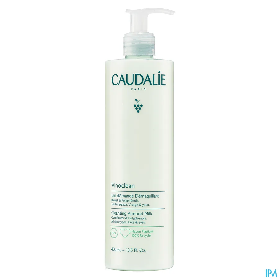 packshot van Caudalie Vinoclean Reinigende Amandelmelk 400 ml