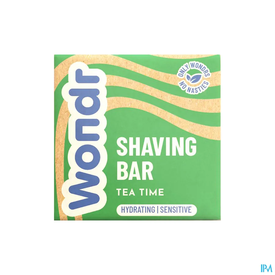 packshot van WONDR Shaving Bar Tea Time 85 g