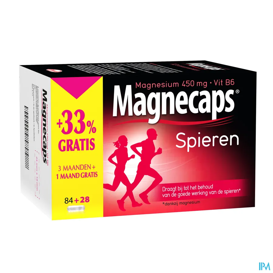 packshot van Magnecaps Spieren Promo* 84 + 28 capsules
