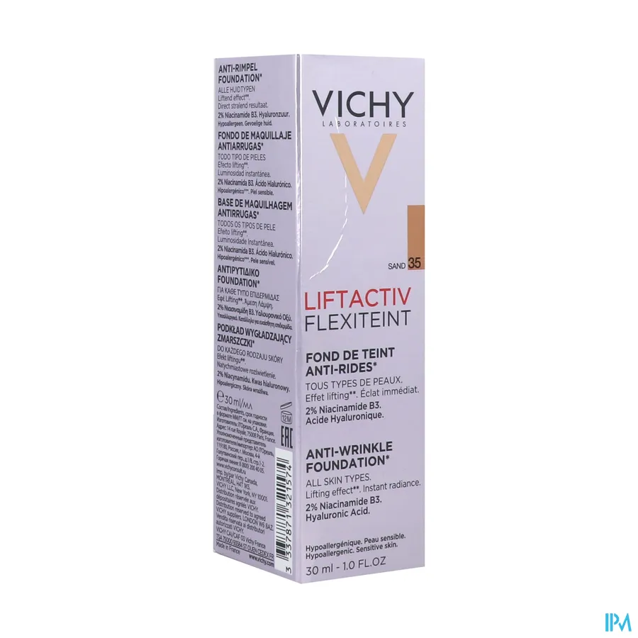 packshot van Vichy Liftactiv Flexiteint 35 Sand 30 ml