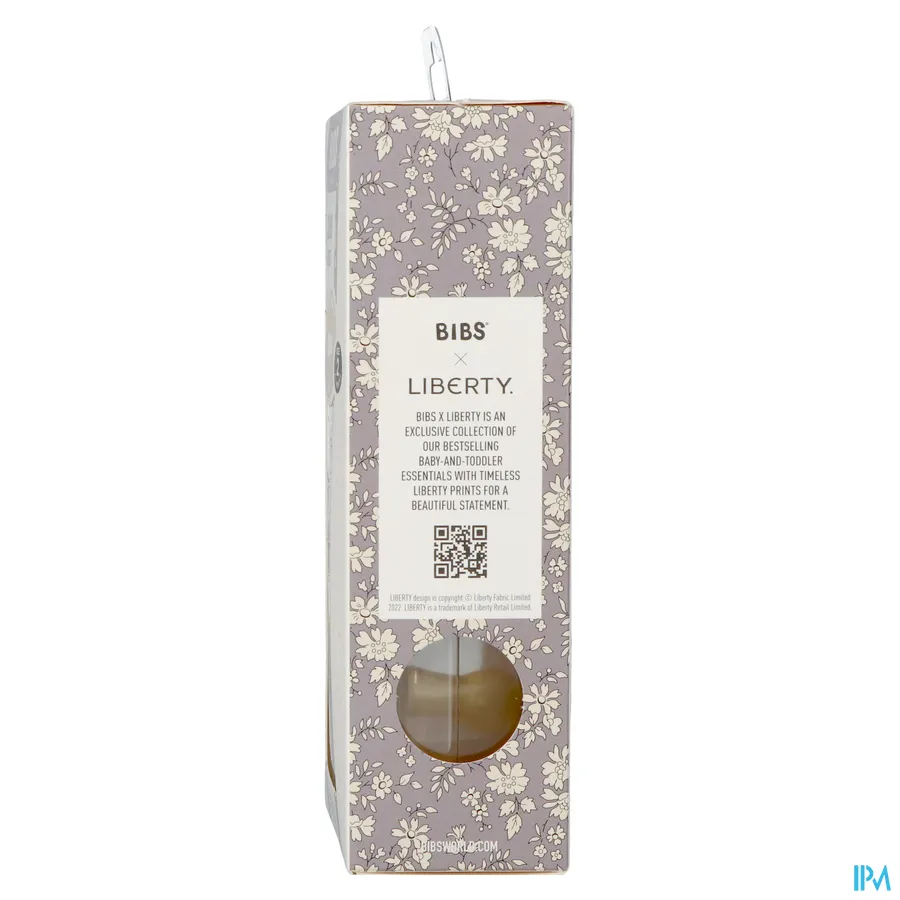 packshot van Bibs 2 Fopspeen Duo Liberty Garden Blossom Pumpk.2