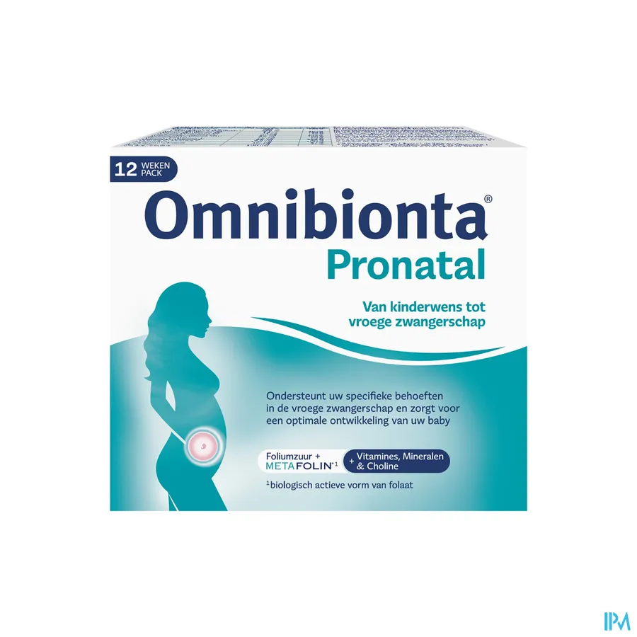 packshot van Omnibionta Pronatal 84 tabletten