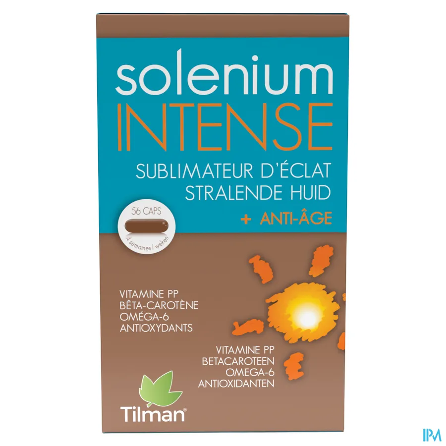 packshot van Tilman Solenium Intense 56 capsules