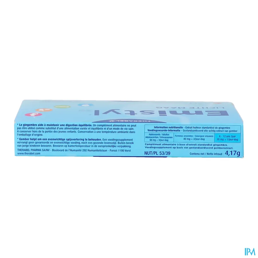 packshot van Emistyl 30 capsules