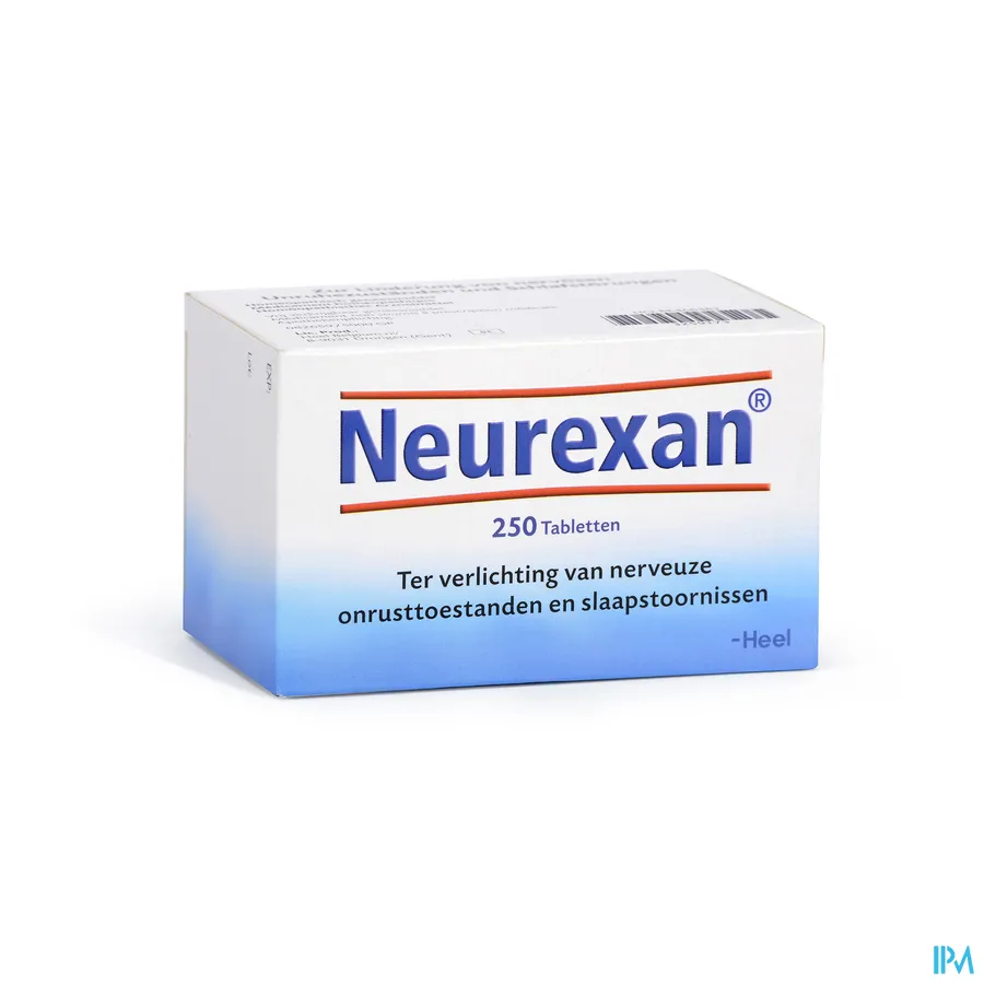 packshot van Neurexan ter Verlichting van Nerveuze Onrusttoestanden en Slaapstoornissen 250 Tabletten