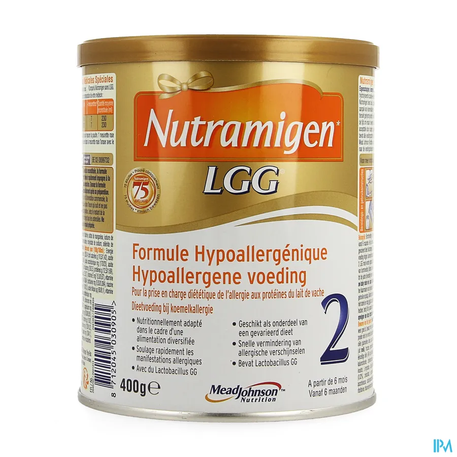 packshot van Nutramigen 2 LGG 400 g