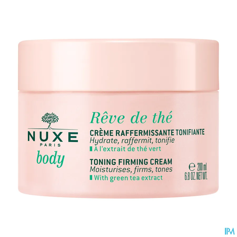 packshot van Nuxe Body Rêve de Thé Tonifiërende Verstevigende Crème 200 ml