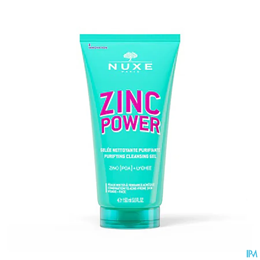 packshot van Nuxe Zinc Power Purifying Cleansing Gel 150ml