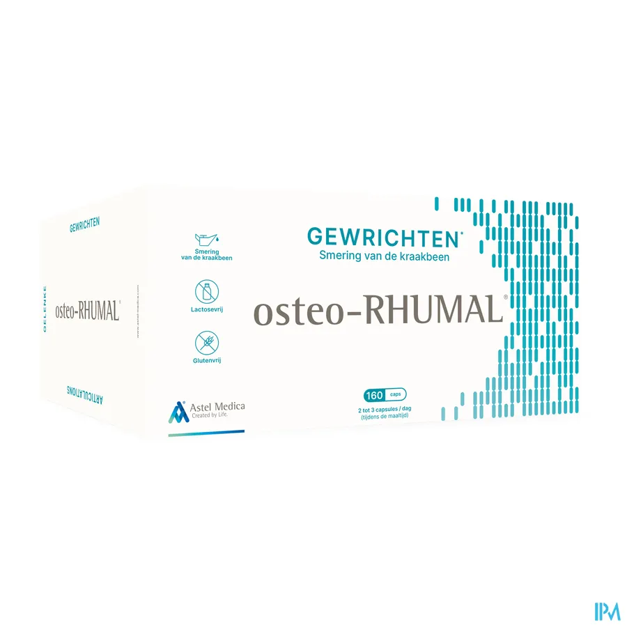packshot van Osteo-Rhumal 160 capsules