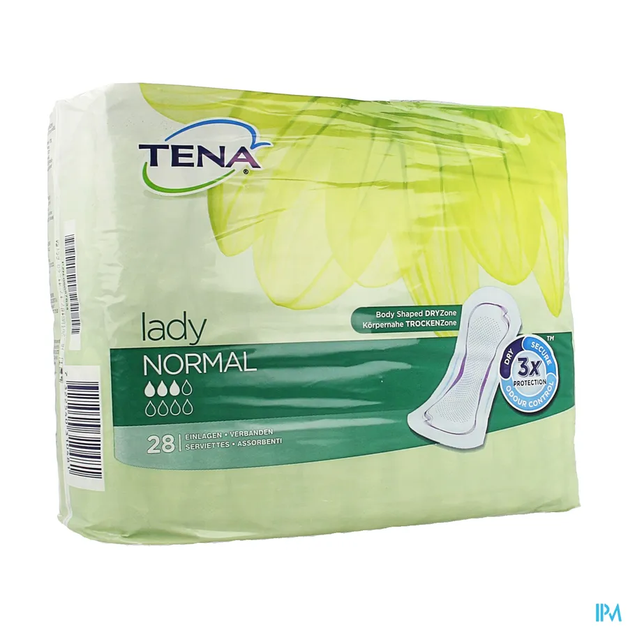 packshot van Tena Lady Normal 28 stuks