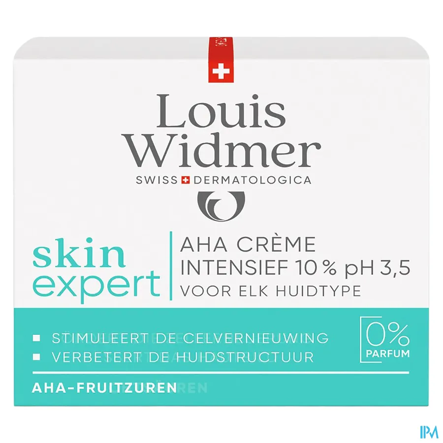 packshot van Widmer Skin Expert Aha Creme 10% N/parf 50ml