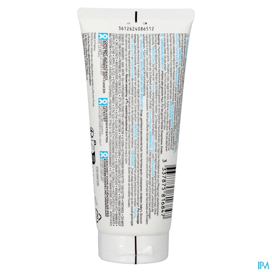 packshot van La Roche-Posay Cicaplast Balsem B5+ 100 ml