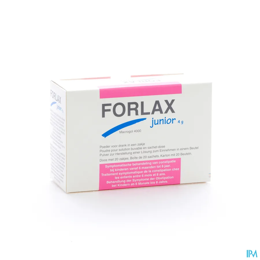 packshot van Forlax Junior 20 zakjes