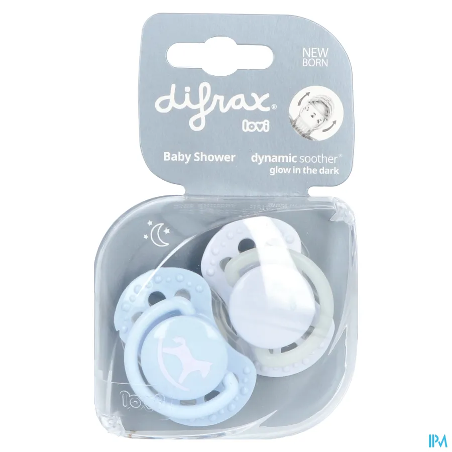 packshot van Difrax Fopspeen Dynamic Newborn Babyshower 2