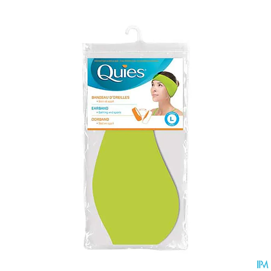 packshot van Quies Gehoorbescherming Oorband voor Bad en Sport in Klein Formaat en Omkeerbaar 1 Stuk