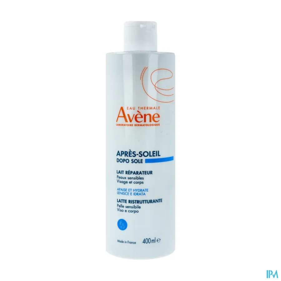 packshot van Avene After Sun Herstellende Melk 400ml